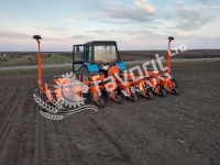 Vesna-8 pneumatic seeder for precision seeding (UPS seeder) wheels outside Vesna-8 pneumatic seeder for precision seeding (UPS seeder) wheels outside