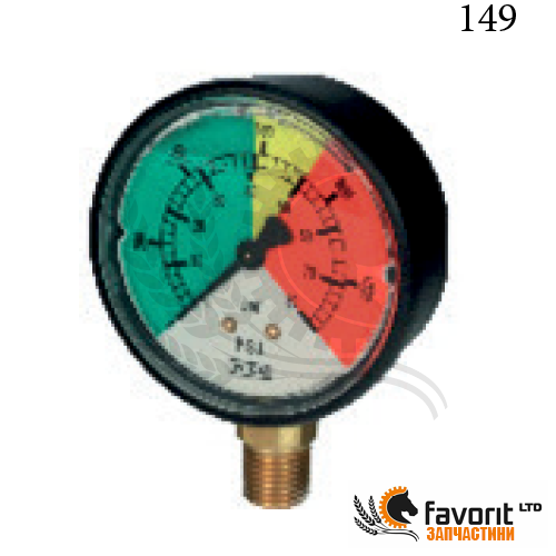 Glycerin manometer 6 bar