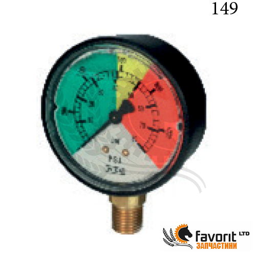 Photo - Glycerin manometer 6 bar