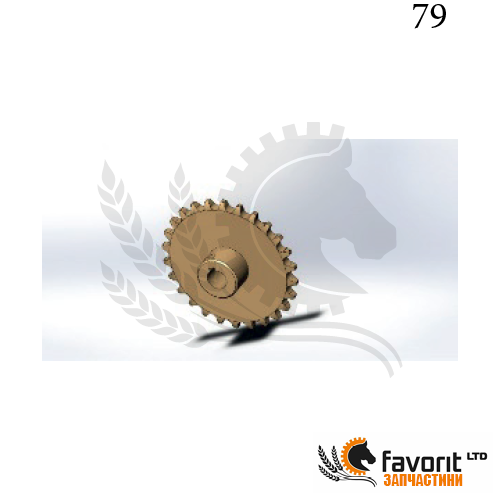 Zdjęcie - Zębatka Z=26 ZTZU 00.120-04 SB