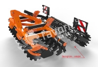 Лущильник ЛДФ-2,5  СASPAR (демпферна стійка) Лущильник ЛДФ-2,5  СASPAR (демпферна стійка)