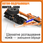 Shredder roller KZKF-6 HUNTER (chess knives) Shredder roller KZKF-6 HUNTER (chess knives)