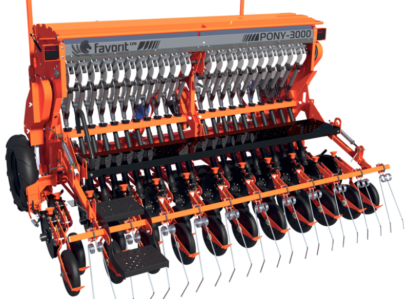 Photo - Mounted grain seeder SZF-3000 PONY