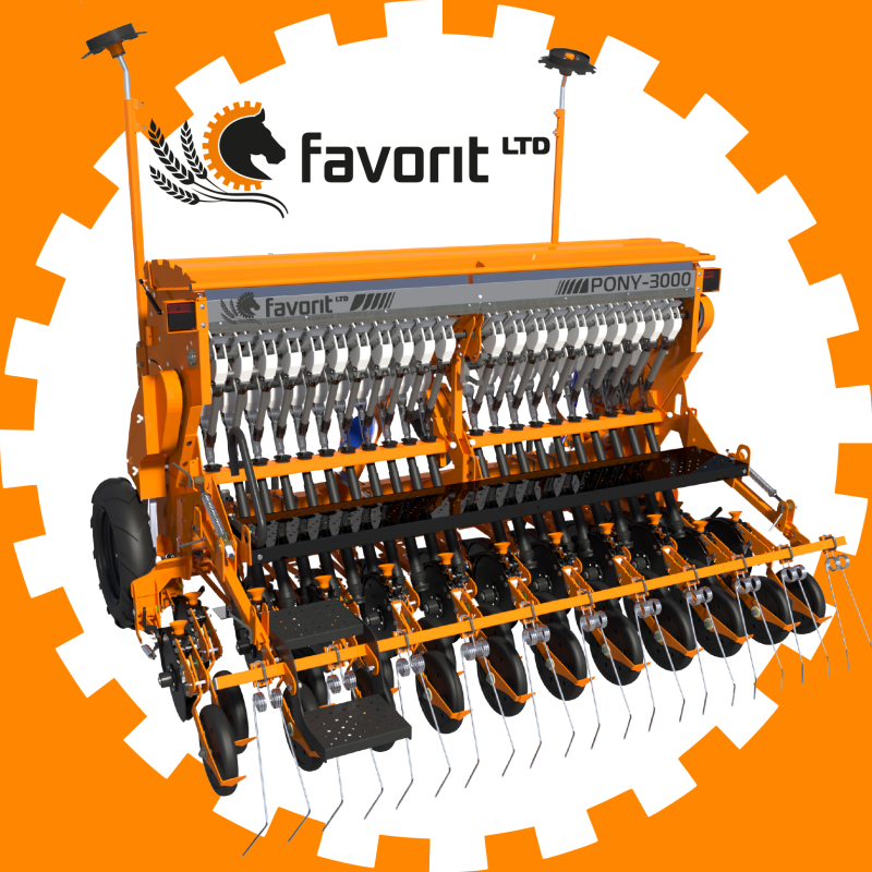 Photo - Mounted grain seeder SZF-3000 PONY