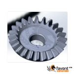Bevel pinion gear driven